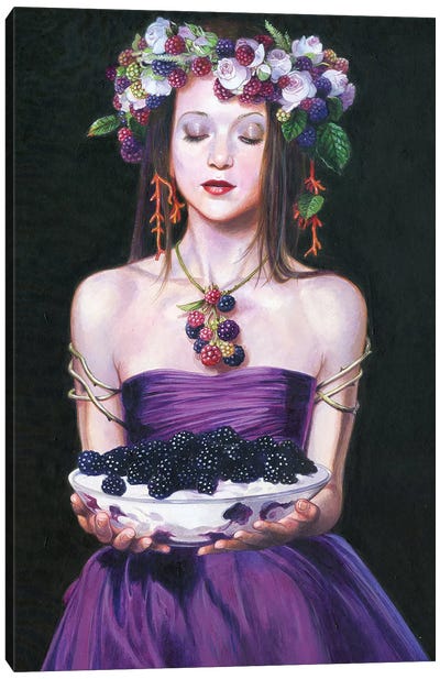 Annalisa Regina Delle More Canvas Art Print - Berry Art