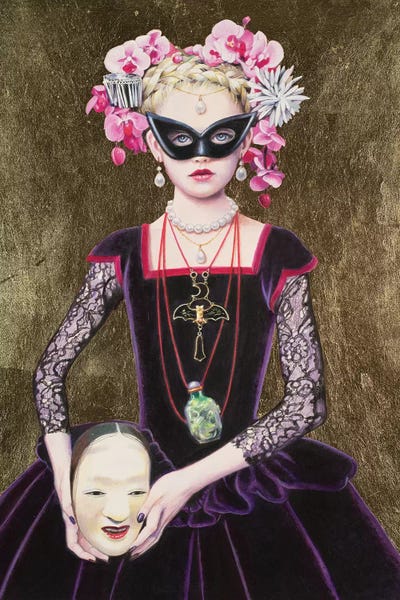 Titti Garelli: Noh Mask Queen by Titti Garelli