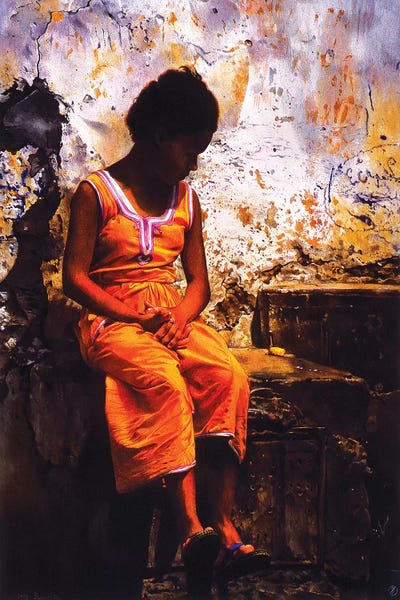 Titti Garelli: Bambina Marocchina by Titti Garelli