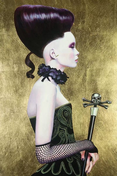 Punu Dark Queen by Titti Garelli canvas print