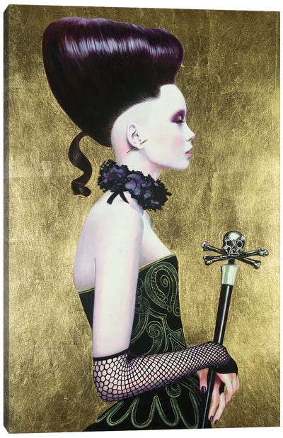 Punu Dark Queen Canvas Art Print - Titti Garelli
