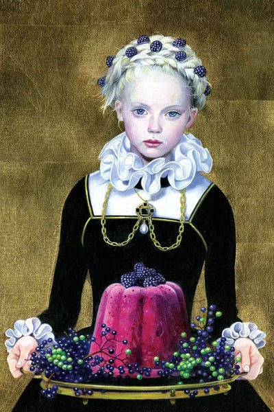 Blackberry Pudding by Titti Garelli canvas print