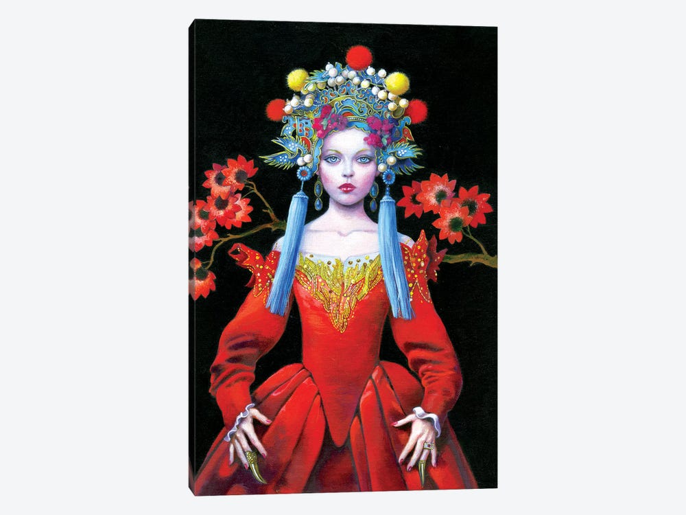 China Red Queen by Titti Garelli 1-piece Canvas Print
