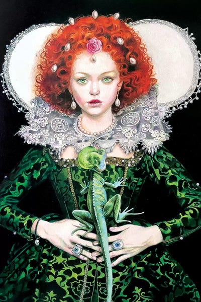Prints Charming: Elizabeth E Il Basilisco by Titti Garelli