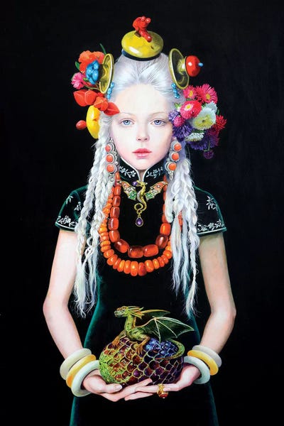 Mother Of Dragons by Titti Garelli canvas print