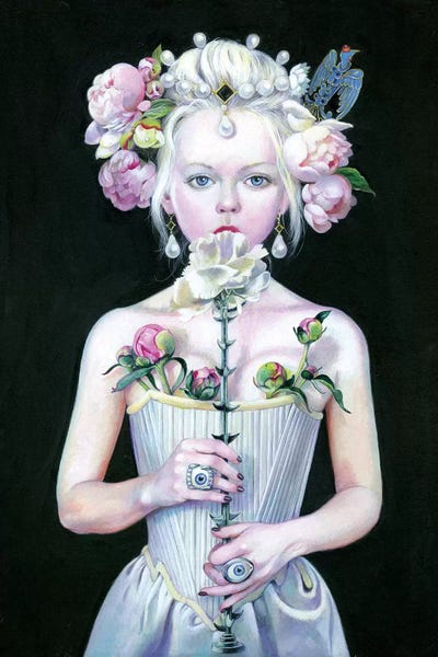 Peonies: Pale Peony by Titti Garelli