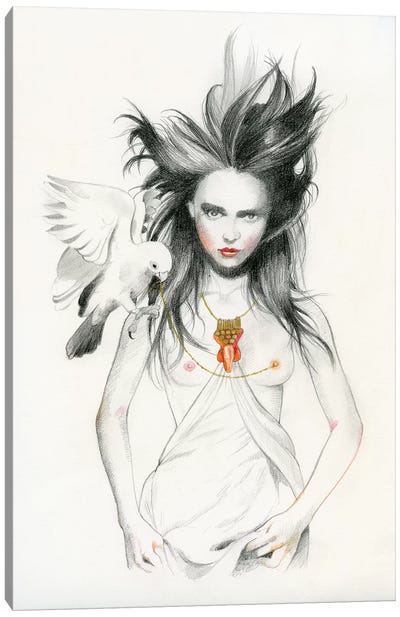 Queen I - Zenobia Canvas Art Print - Titti Garelli