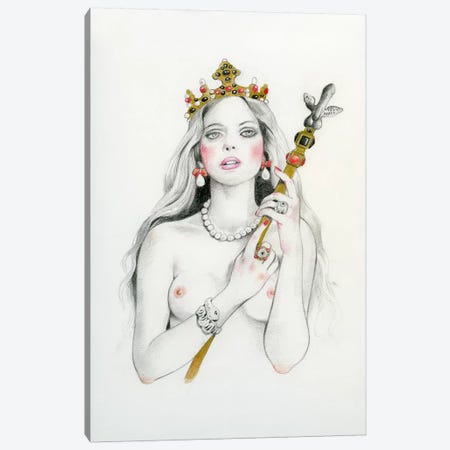 Queen III - Eleonora Canvas Print #TGA68} by Titti Garelli Art Print