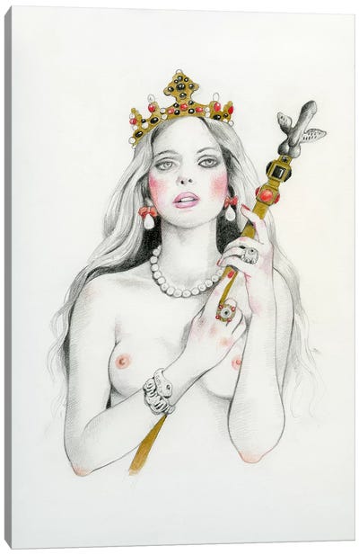 Queen III - Eleonora Canvas Art Print - Titti Garelli