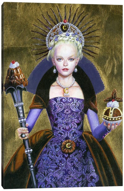 Chocolate Queen Canvas Art Print - Titti Garelli