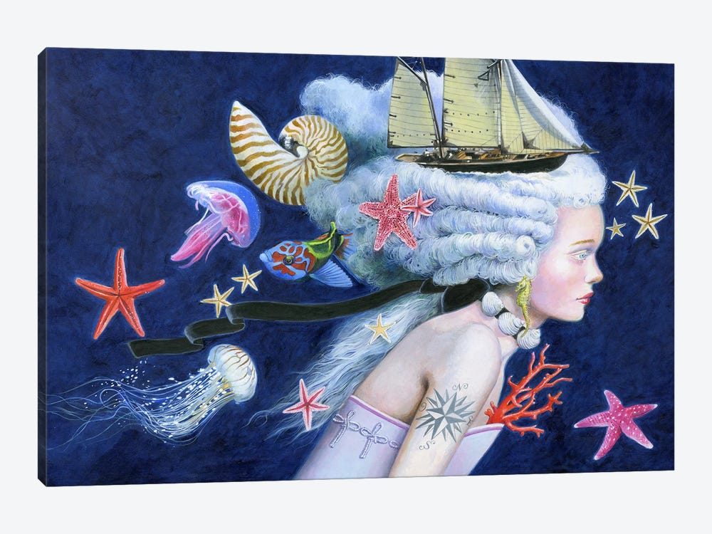 Mediterraneo Queen by Titti Garelli 1-piece Art Print