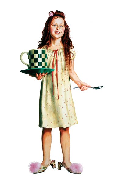 Titti Garelli: Coffee Girl by Titti Garelli