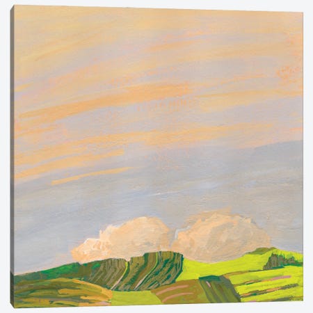 Hills and Clouds Canvas Print #TGD9} by Toby Gordon Canvas Artwork