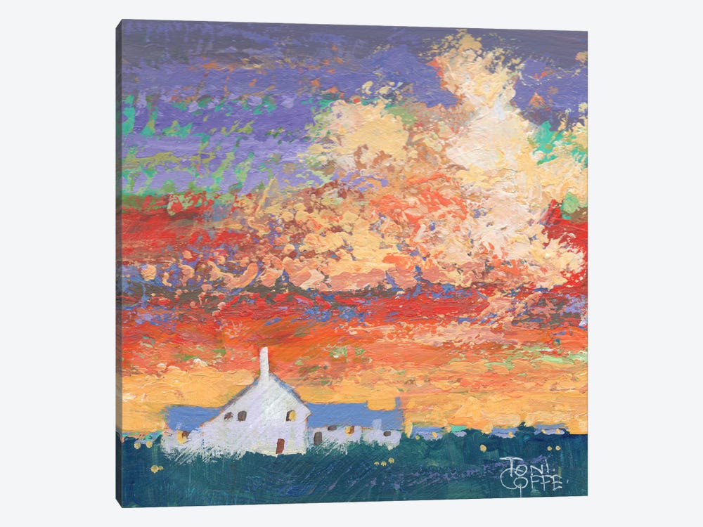 Clifftop Sunset by Toni Goffe 1-piece Canvas Art Print