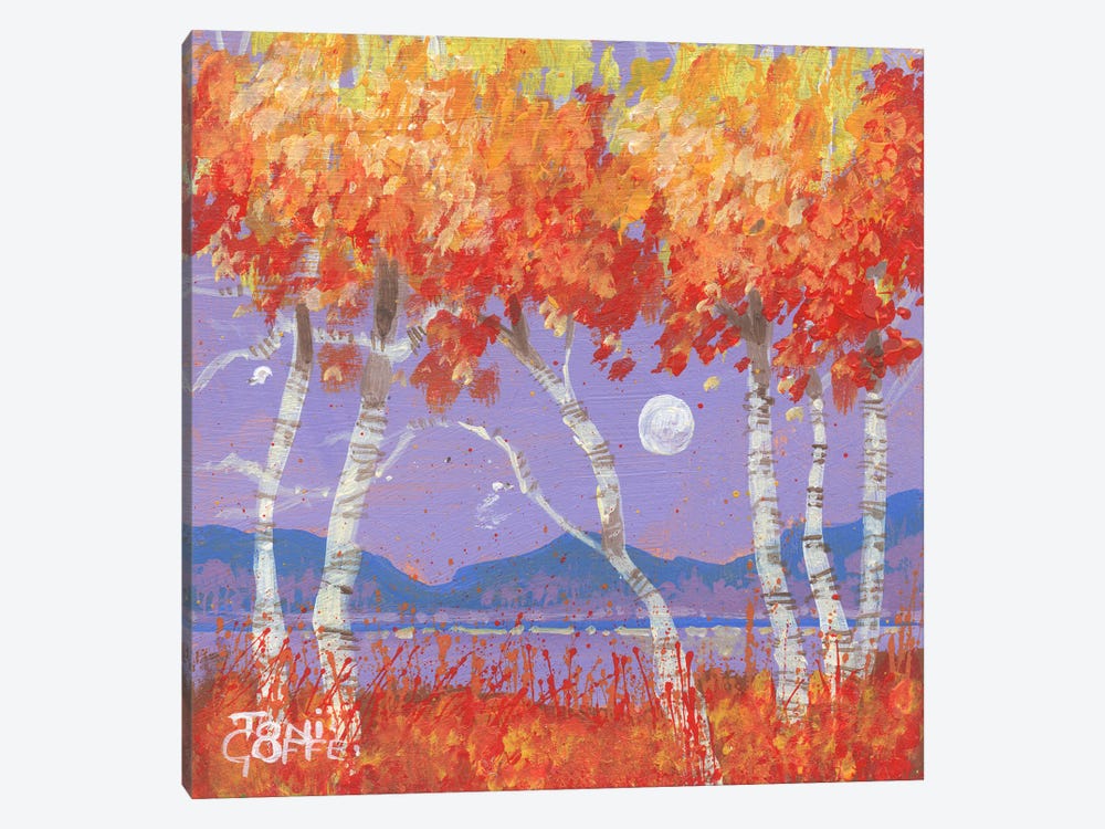 Autumn Reds by Toni Goffe 1-piece Canvas Print