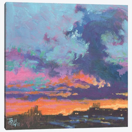 Ramsgate Sunset II Canvas Print #TGF48} by Toni Goffe Canvas Wall Art