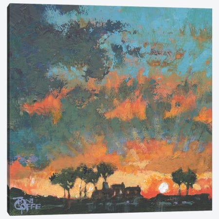 Sun Up Canvas Print #TGF59} by Toni Goffe Art Print
