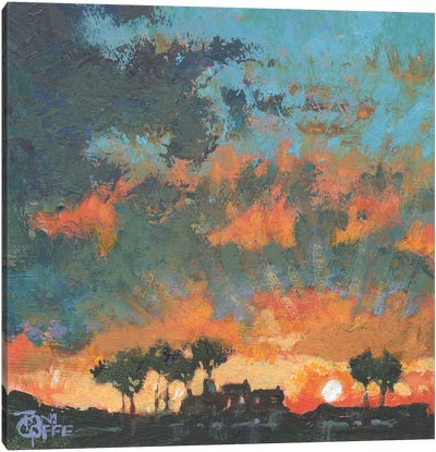 Sun Up Canvas Art Print - Toni Goffe