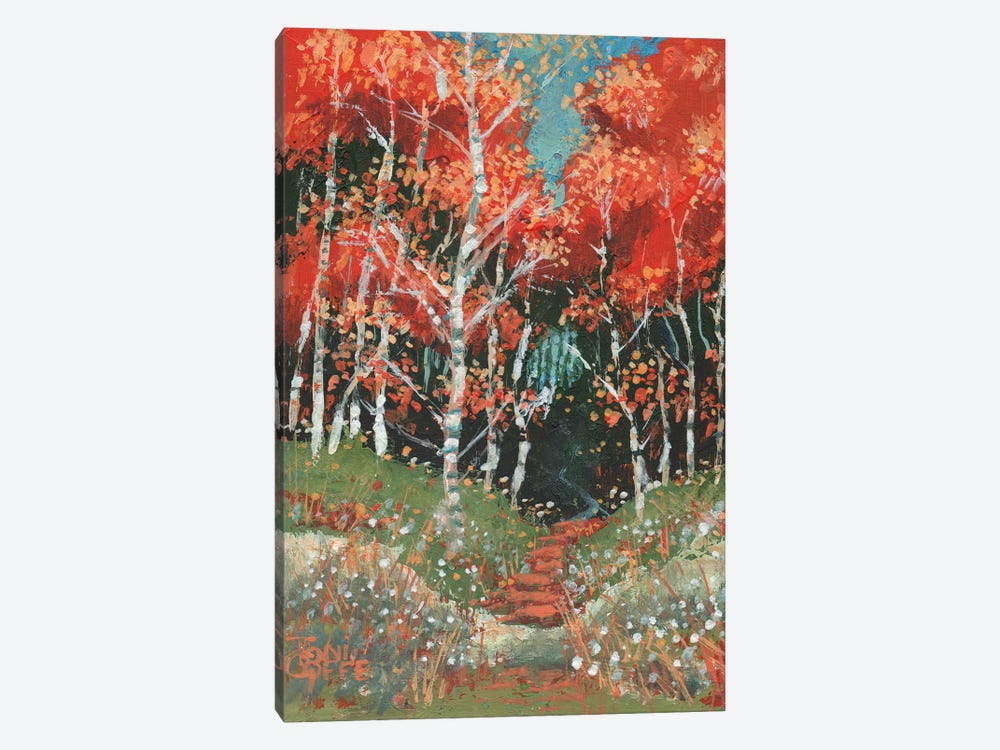 Autumn Walk by Toni Goffe 1-piece Art Print