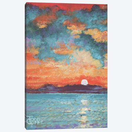 Sunrise Canvas Print #TGF61} by Toni Goffe Canvas Artwork