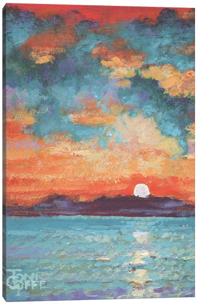Sunrise Canvas Art Print - Toni Goffe