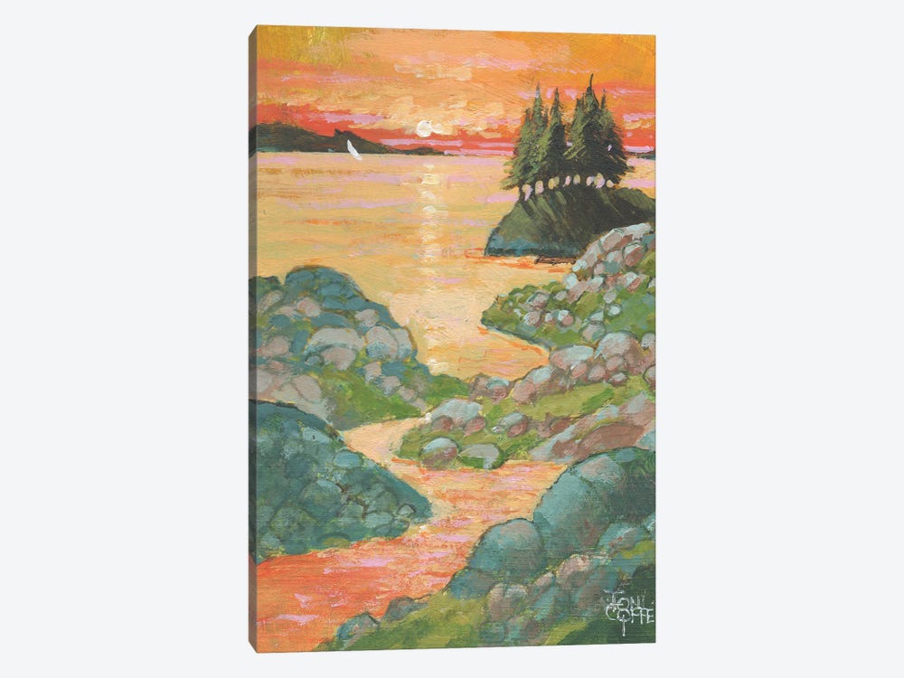 Up The Creek by Toni Goffe 1-piece Art Print
