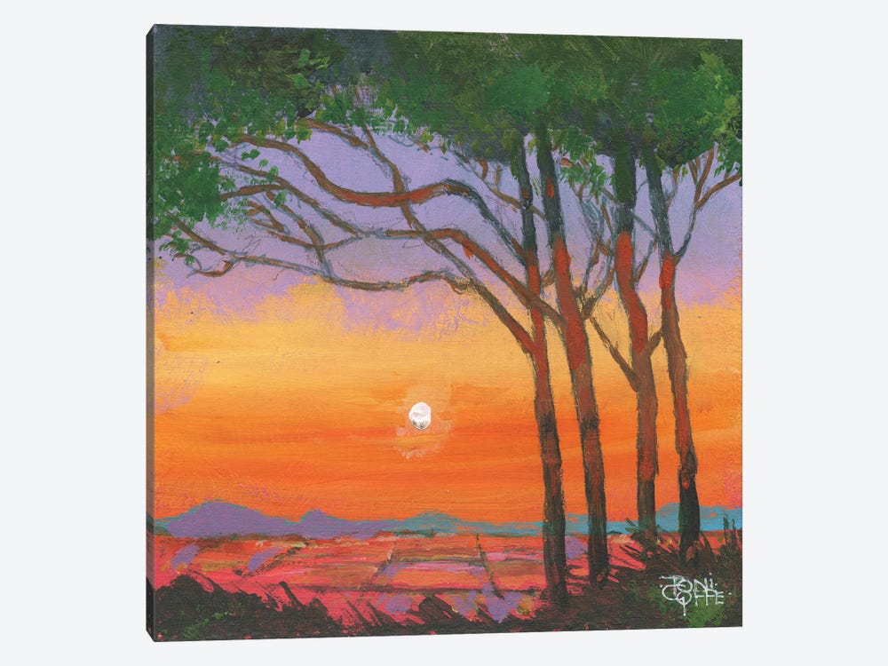 Valley Trees by Toni Goffe 1-piece Canvas Wall Art