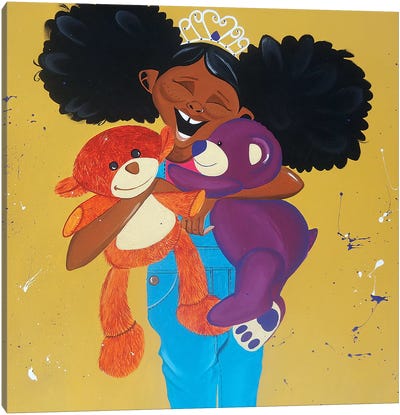 Huggable Harriet Canvas Art Print - Tiffani Glenn