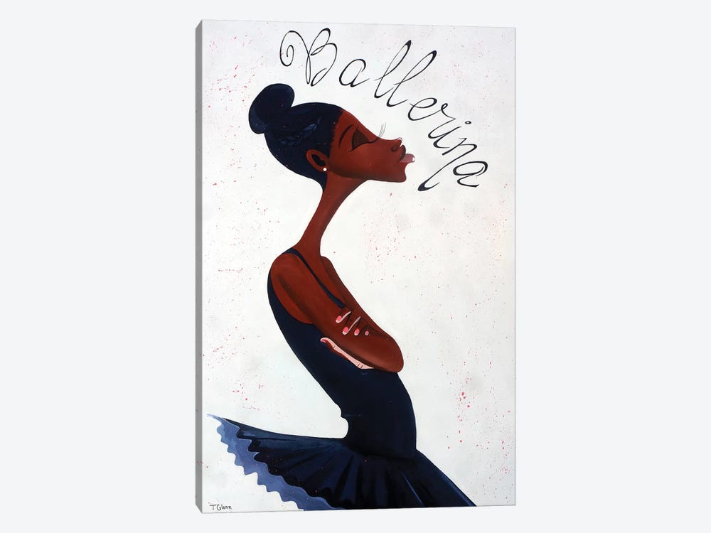 The Ballerina by Tiffani Glenn 1-piece Canvas Art Print