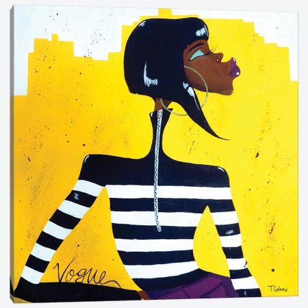 Vogue Canvas Print #TGL19} by Tiffani Glenn Canvas Print