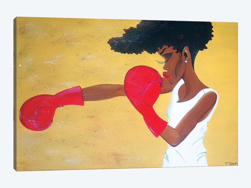 Heart Of A Champion by Tiffani Glenn 1-piece Art Print
