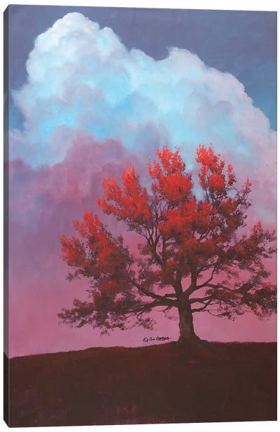 Red Tree Canvas Art Print