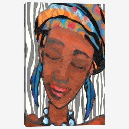 Ebony Princess I Canvas Print #TGR5} by Taylor Greene Canvas Artwork