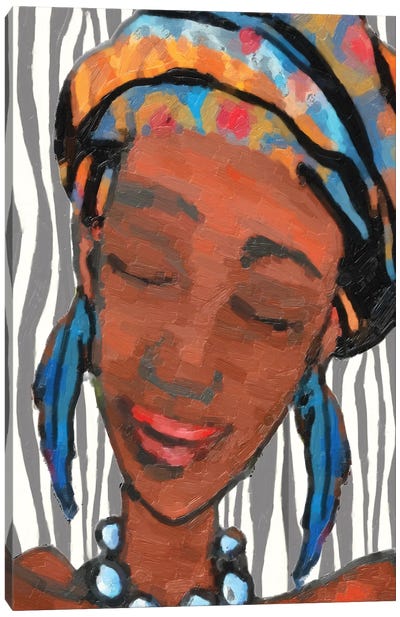Ebony Princess I Canvas Art Print