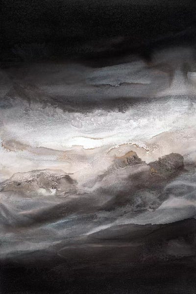 Large Modern Art - Canvas Prints: Smokey Eyes I by Teodora Guererra