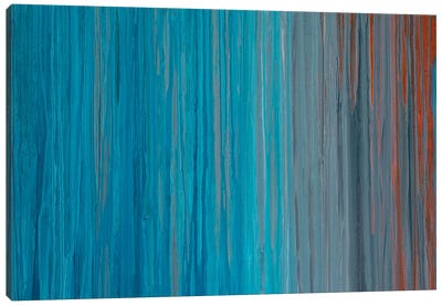 Drenched in Teal I Canvas Art Print