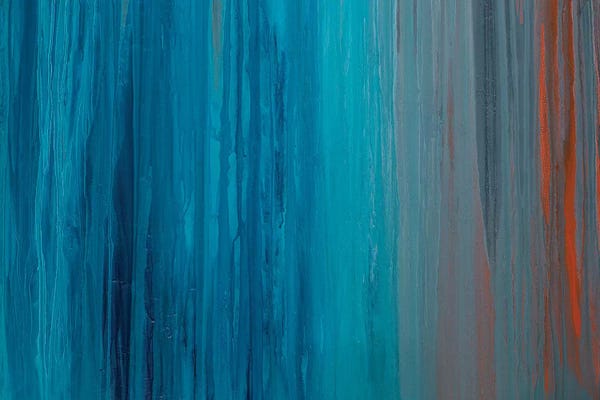 Zen Décor: Drenched in Teal II by Teodora Guererra