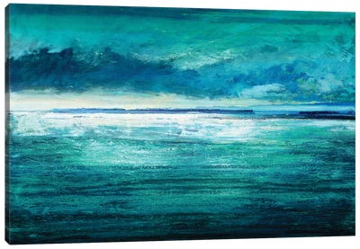 Reflection On The Horizon I Canvas Art Print - Home Staging Living Room