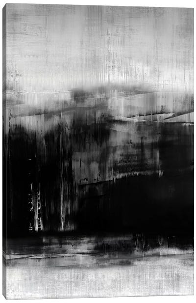 Emerging I Canvas Art Print - Black & Dark Art