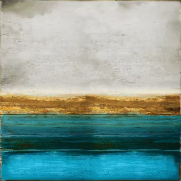 Similar To Mark Rothko: Gold onTurquoise by Taylor Hamilton