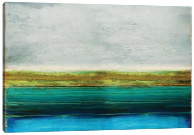 Turquoise Reflection Canvas Art Print - Taylor Hamilton