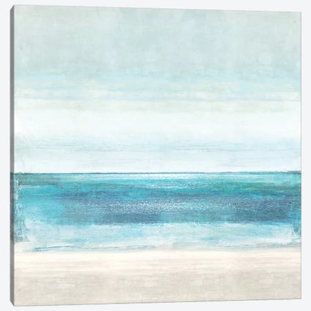 Azure Horizon Canvas Print #THA7} by Taylor Hamilton Art Print