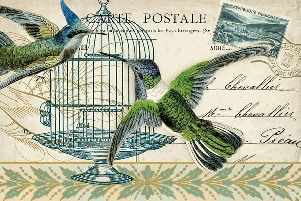 Tina Higgins: Hummingbird Cage by Tina Higgins