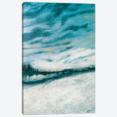 Winter's Edge I Canvas Print #THK16} by Tiffany Hakimipour Art Print