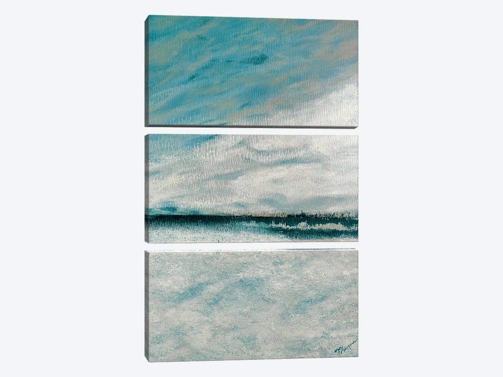 Winter's Edge II by Tiffany Hakimipour 3-piece Canvas Art