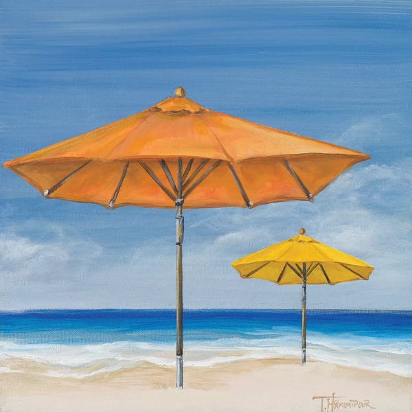 Tropical Beaches: Coastal Scene I by Tiffany Hakimipour