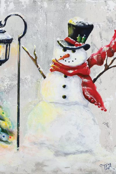 Tiffany Hakimipour: Jolly Snowman by Tiffany Hakimipour