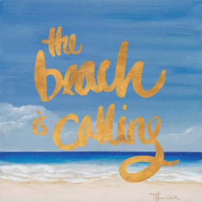 The Beach Is Calling by Tiffany Hakimipour acrylic art print