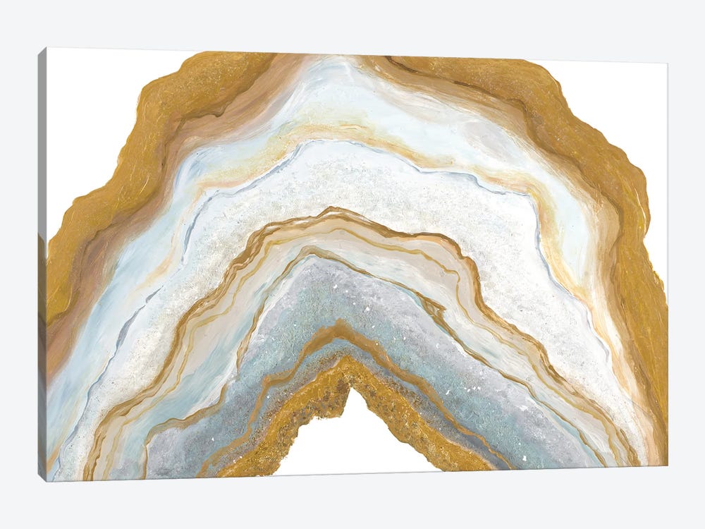 Agate Rainbow II by Tiffany Hakimipour 1-piece Canvas Artwork