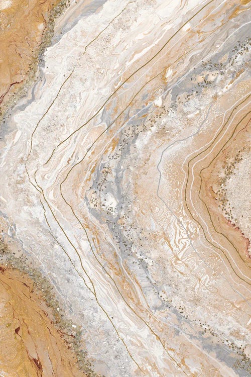 Cool Earth Marble Abstract